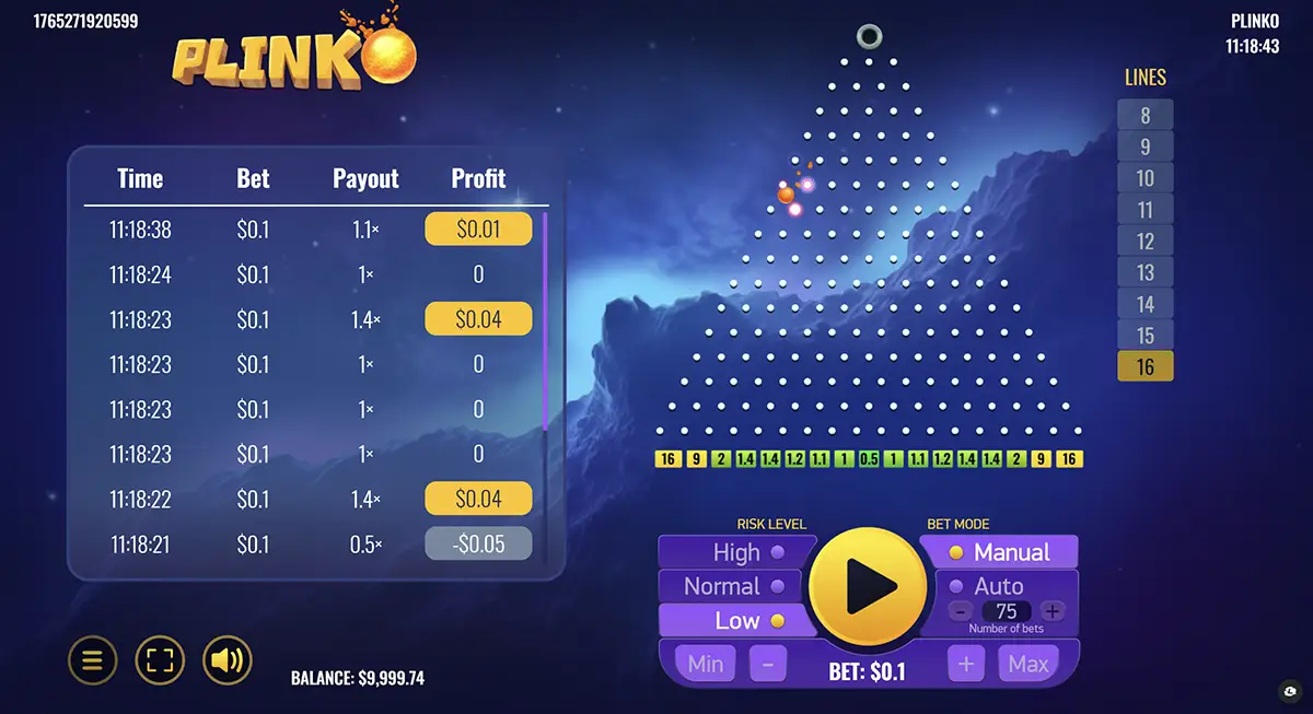 Стили и разнообразие игр Plinko 